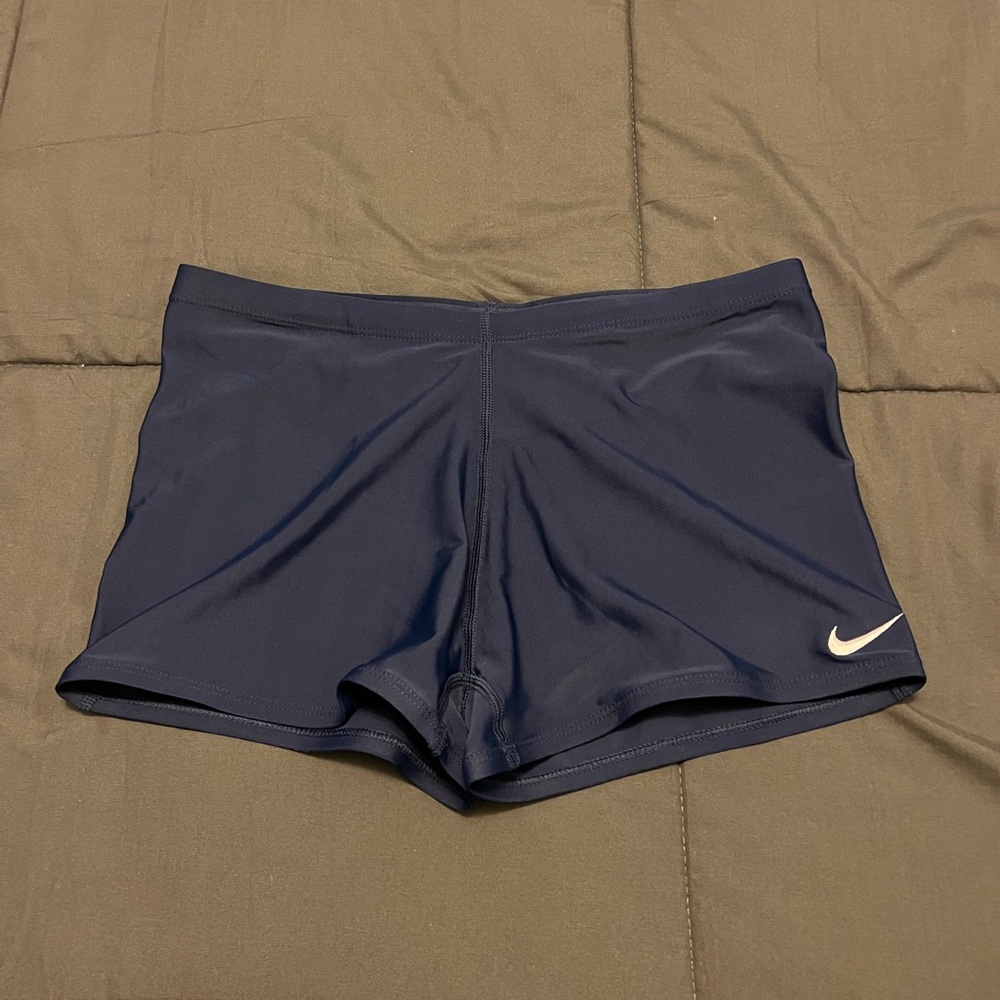 Nike Women's Deep Blue Swim Shorts